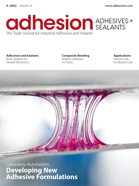 Weiterer Artikel zur ILS für Klebstoffentwicklung: Laboratory Automation for New Adhesive Formulations 